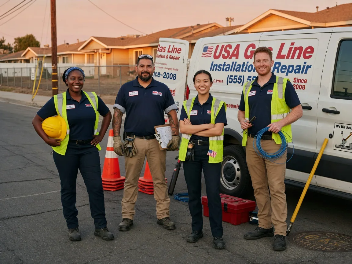 Gas Line Installation company in La Motte, IA